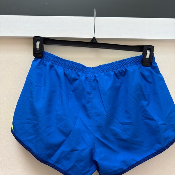 Nike Blue and Neon Green Sports Shorts - Picture 5 of 6